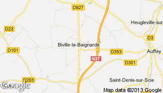 Plan de Biville-la-Baignarde