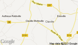 Plan de Claville-Motteville