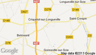 Plan de Criquetot-sur-Longueville