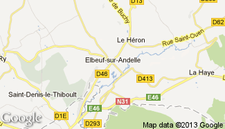 Plan de Elbeuf-sur-Andelle