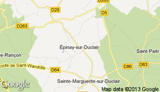 Plan de Épinay-sur-Duclair