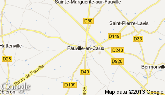 Plan de Fauville-en-Caux