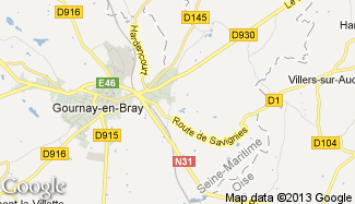 Plan de Ferrières-en-Bray