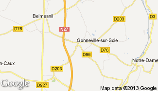 Plan de Gonneville-sur-Scie