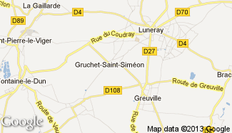 Plan de Gruchet-Saint-Siméon