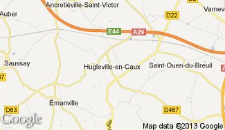 Plan de Hugleville-en-Caux