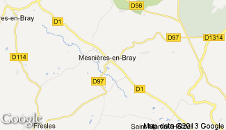 Plan de Mesnières-en-Bray