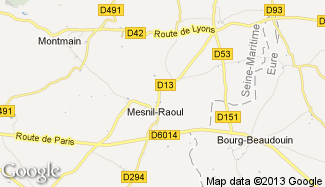 Plan de Mesnil-Raoul