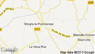 Plan de Morgny-la-Pommeraye