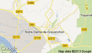 Plan de Notre-Dame-de-Gravenchon