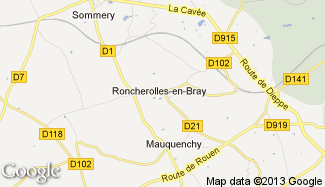 Plan de Roncherolles-en-Bray