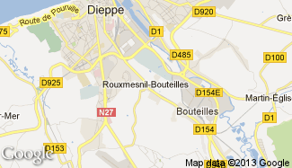 Plan de Rouxmesnil-Bouteilles