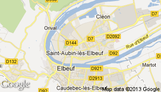 Plan de Saint-Aubin-lès-Elbeuf