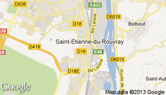 Plan de Saint-Étienne-du-Rouvray