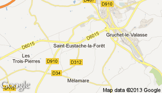 Plan de Saint-Eustache-la-Forêt