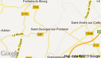 Plan de Saint-Georges-sur-Fontaine