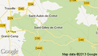 Plan de Saint-Gilles-de-Crétot