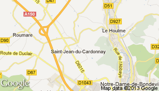 Plan de Saint-Jean-du-Cardonnay