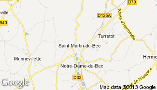 Plan de Saint-Martin-du-Bec