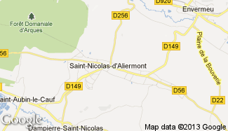 Plan de Saint-Nicolas-d'Aliermont
