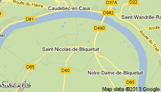 Plan de Saint-Nicolas-de-Bliquetuit