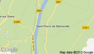 Plan de Saint-Pierre-de-Manneville