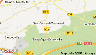 Plan de Saint-Vincent-Cramesnil