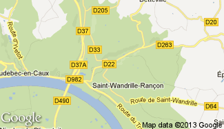 Plan de Saint-Wandrille-Rançon