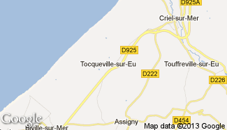 Plan de Tocqueville-sur-Eu