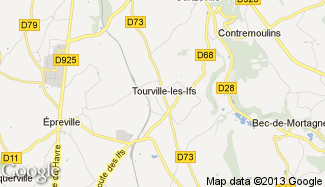 Plan de Tourville-les-Ifs