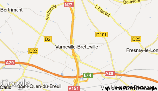 Plan de Varneville-Bretteville