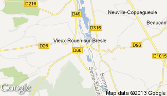 Plan de Vieux-Rouen-sur-Bresle
