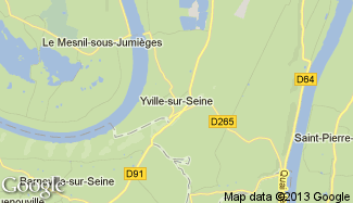 Plan de Yville-sur-Seine