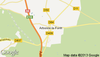 Plan de Arbonne-la-Forêt