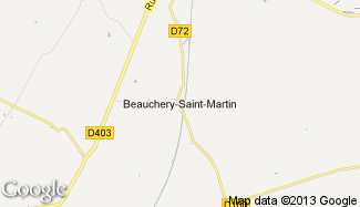 Plan de Beauchery-Saint-Martin