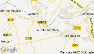 Plan de La Celle-sur-Morin