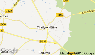 Plan de Chailly-en-Bière