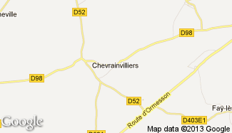 Plan de Chevrainvilliers