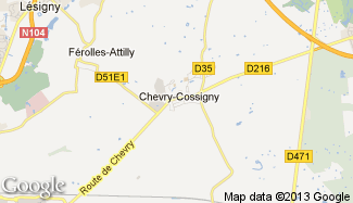 Plan de Chevry-Cossigny