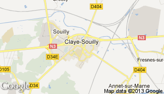 Plan de Claye-Souilly