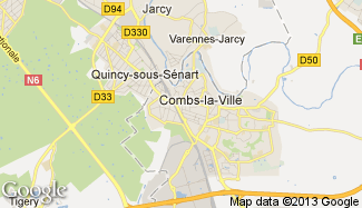 Plan de Combs-la-Ville