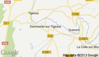 Plan de Dammartin-sur-Tigeaux