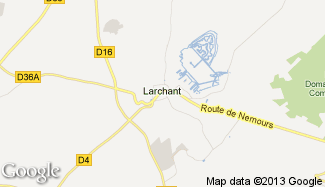 Plan de Larchant