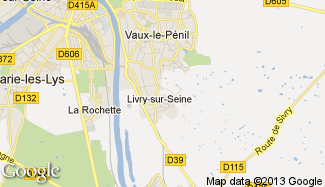 Plan de Livry-sur-Seine