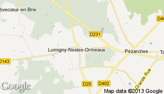 Plan de Lumigny-Nesles-Ormeaux