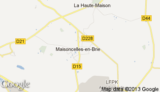 Plan de Maisoncelles-en-Brie