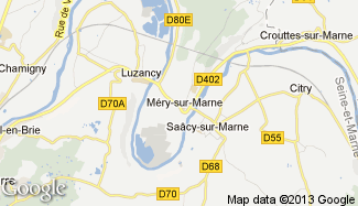 Plan de Méry-sur-Marne