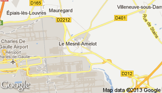 Plan de Le Mesnil-Amelot