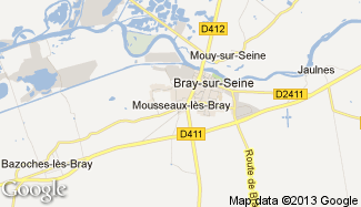 Plan de Mousseaux-lès-Bray