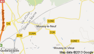 Plan de Moussy-le-Neuf